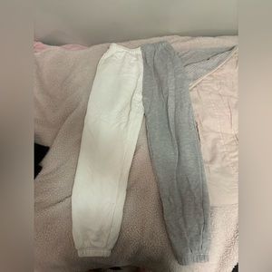Garage Sweatpants White and Grey Size Extra Small Excellent Condition